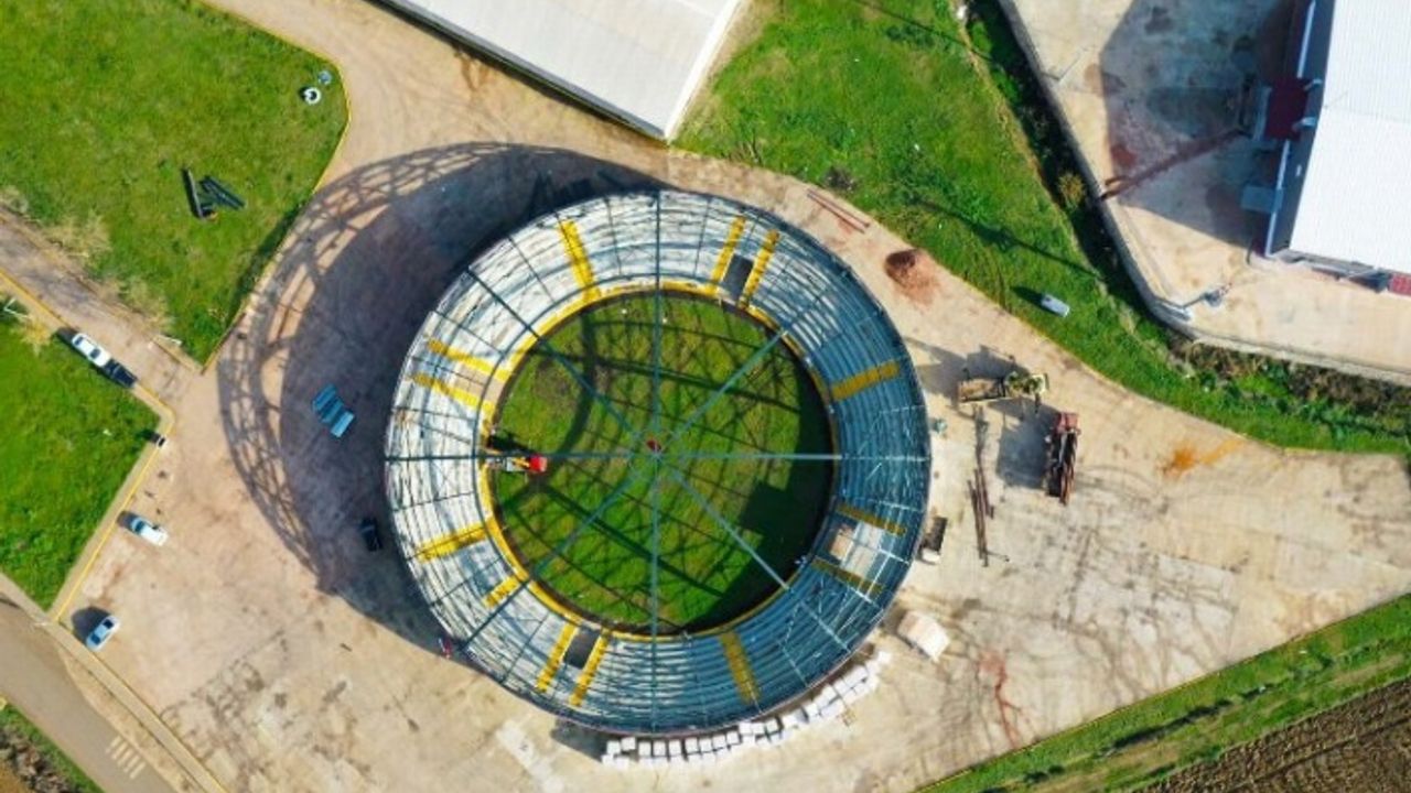 Derince'de İshakçılar güreş alanına çatı kuruluyor