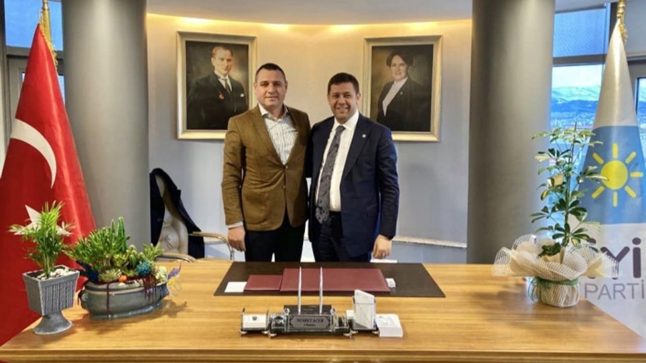 Nusret Acur'a, İYİ Parti Genel merkezinden ziyaret