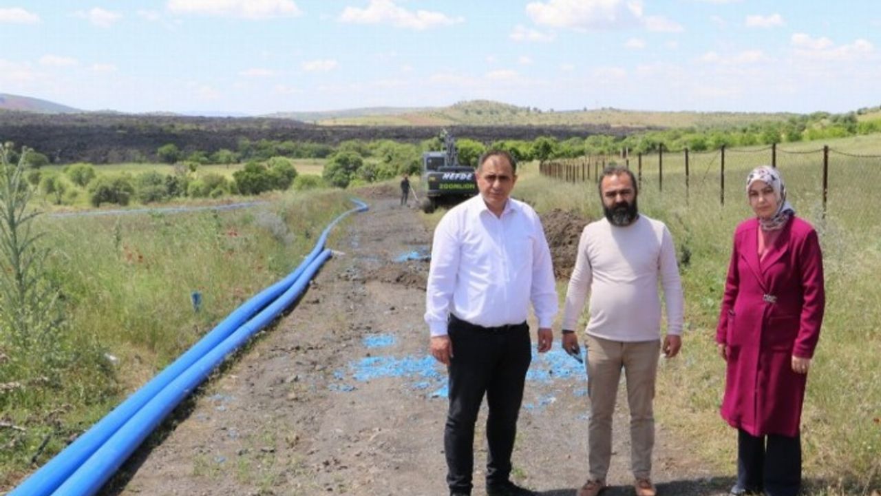 Manisa Kula'da yeni içme suyu terfi hattı