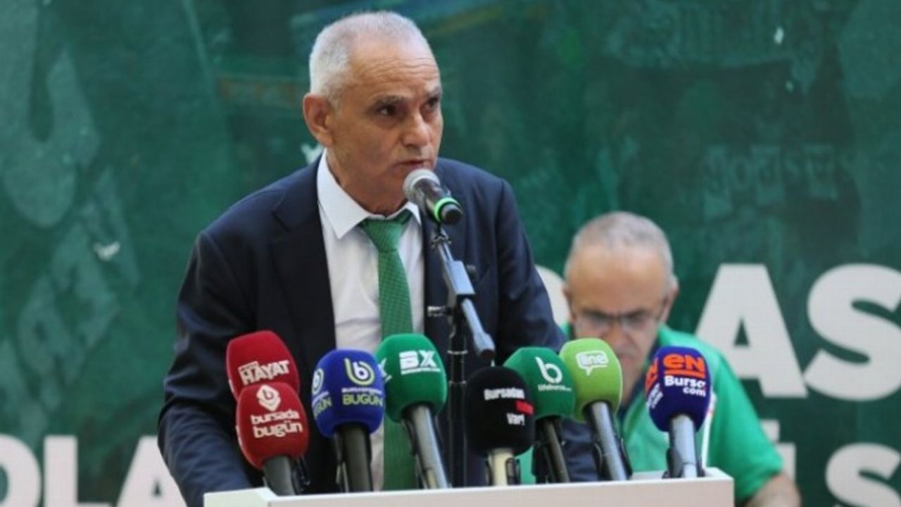 Bursaspor'un 31. başkanı Recep Günay oldu
