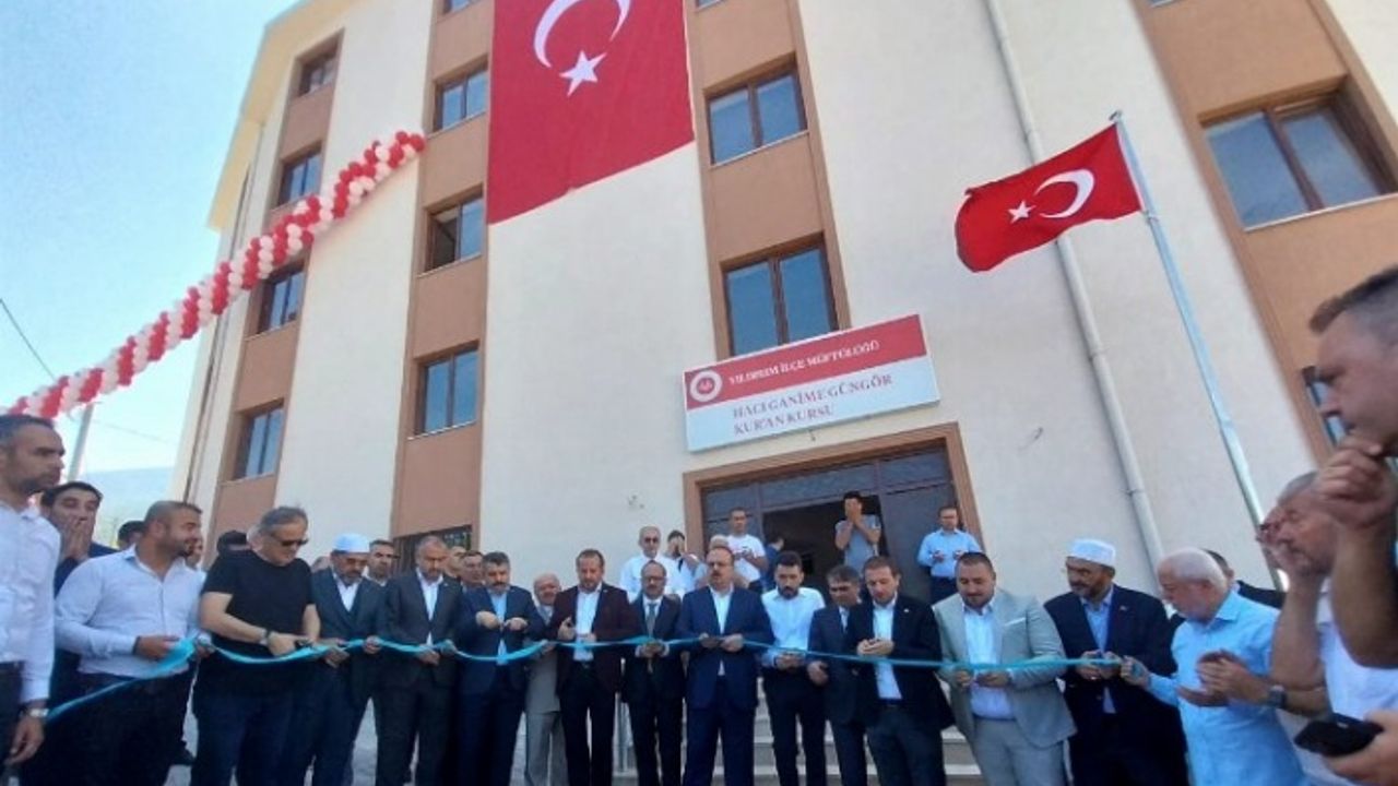 Hacı Ganime Güngör Kur'an Kursu hizmete açıldı