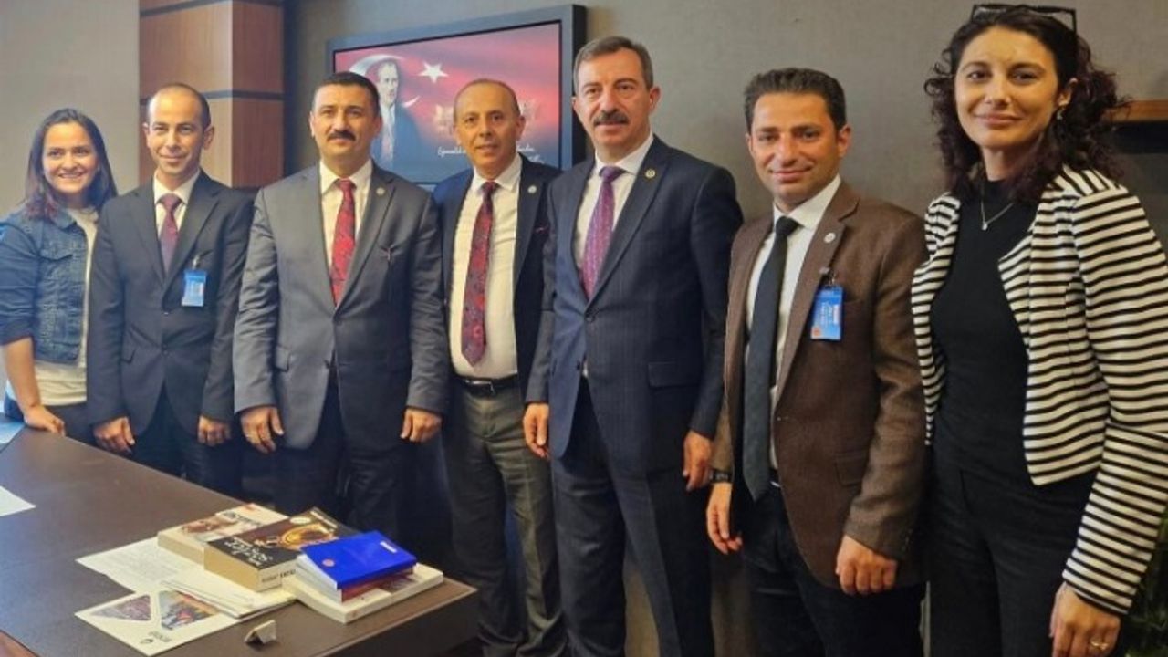 İYİ Partili Milletvekili Türkoğlu TÜSÇAD'ı kabul etti