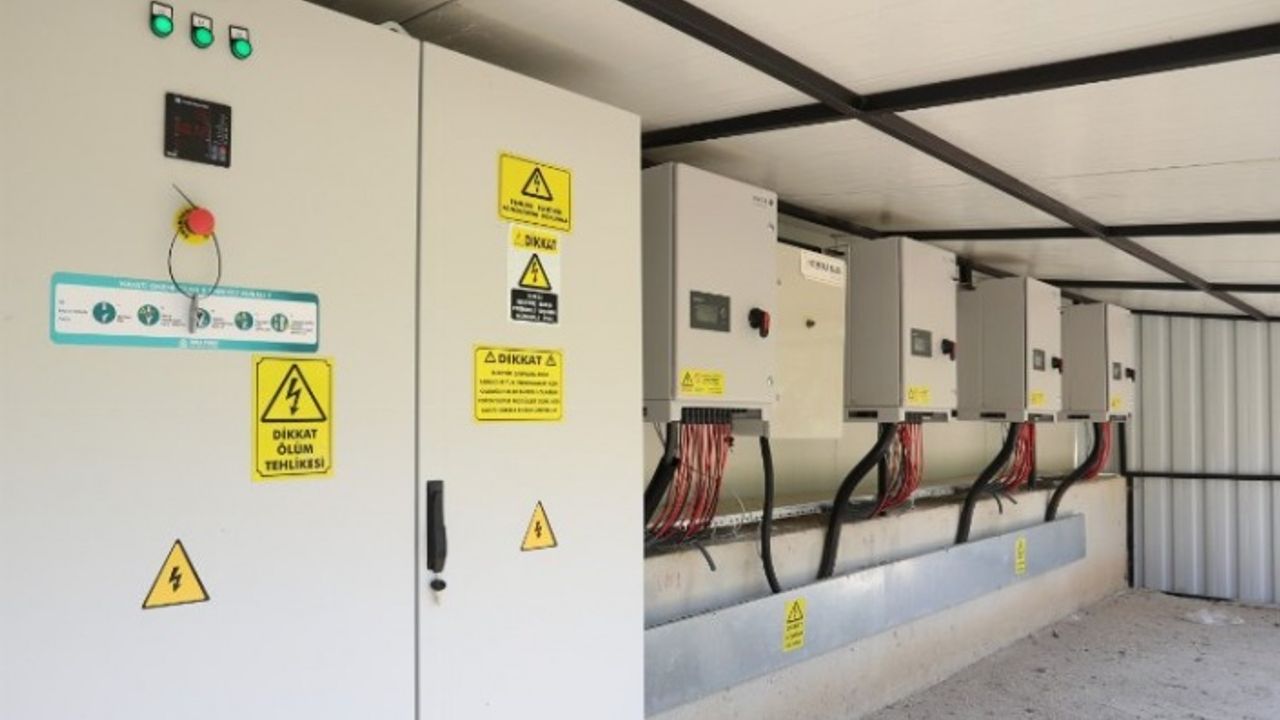 Bursa'da bu tesis enerjisini güneşten alıyor