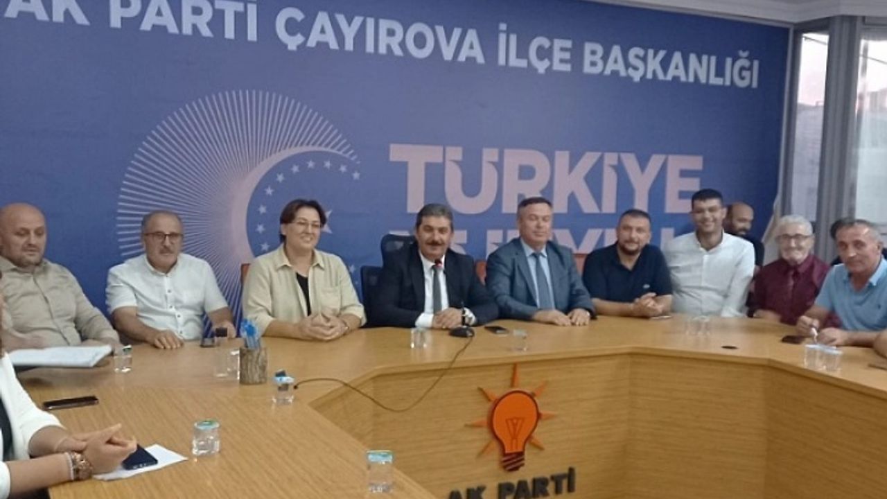 AK Parti Çayırova İlçe başkanı Yusuf Günay istifa etti
