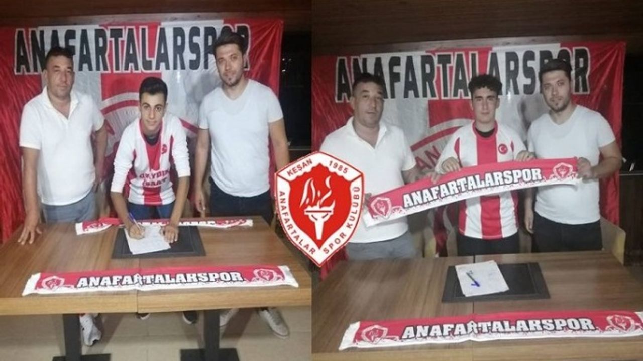 Anafartalarspor, Şeref Eray Gezer ve Baran Demir ile anlaştı
