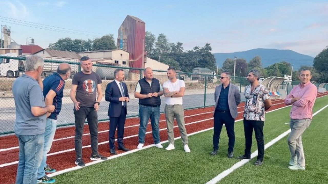 Düzce'de yeni yönetimden yeni sezon öncesi sportif ziyaret
