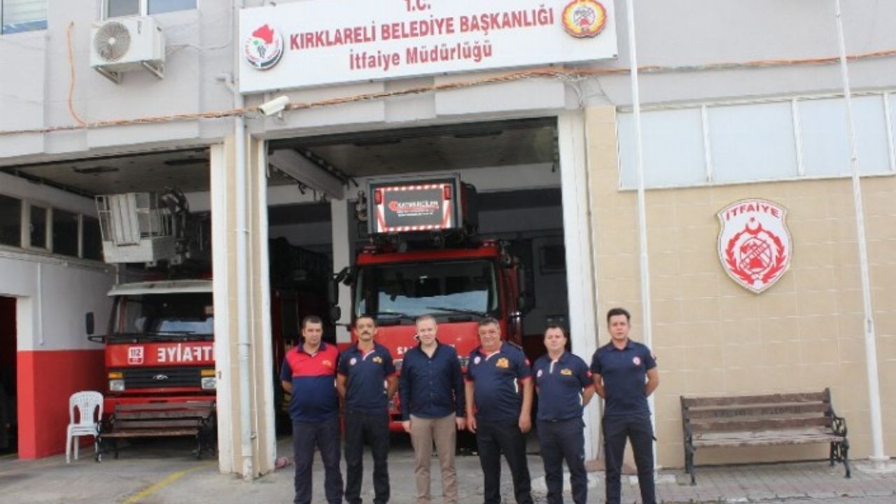 Kırklareli TSO Başkanı Soner Ilık'tan İtfaiye'ye ziyaret