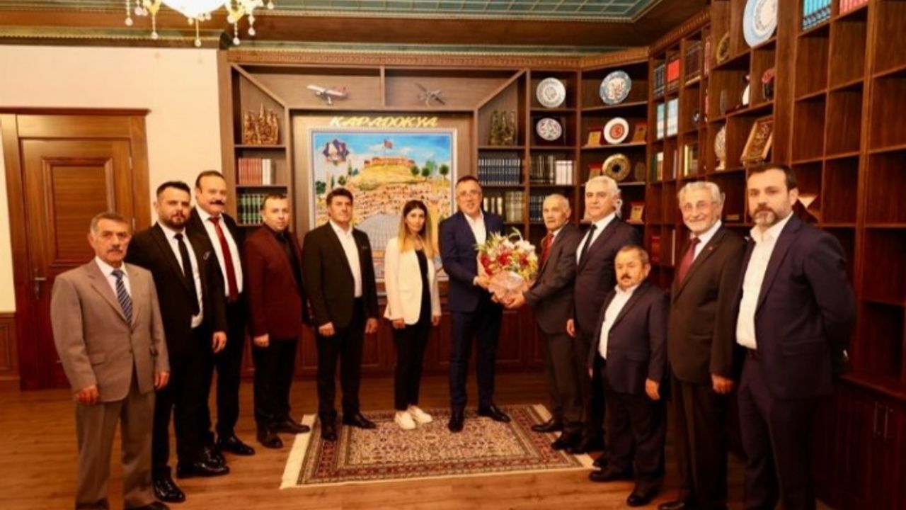 Nevşehir Ahilik Kutlaması Heyeti Mehmet Savran'la buluştu