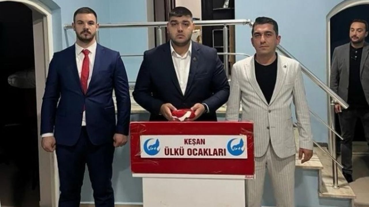 Edirne Keşan Ülkü Ocakları’nın yeni başkanı Yiğit Yamalı