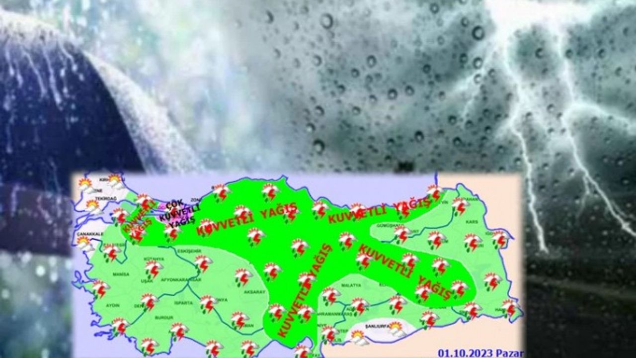Kuvvetli yağışlara dikkat! Meteoroloji'den ciddi sel uyarısı