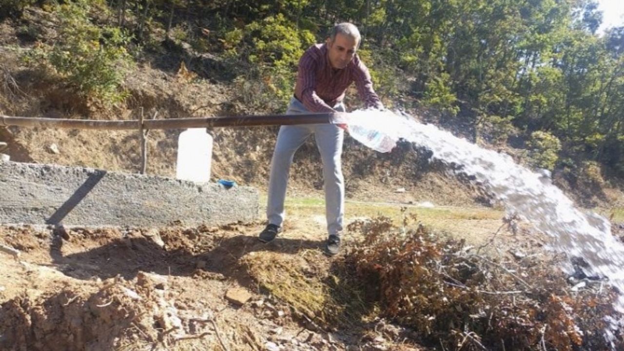 Manisa Alaşehir'de saniyede 15 litre verimli sondaj