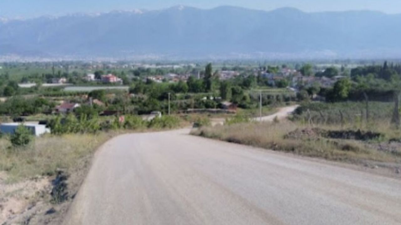 Bursa Gürsu'da bu mahallenin tek derdi yol!