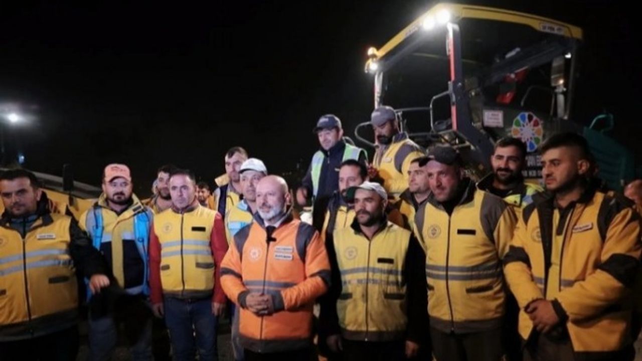 Kayseri Kocasinan'dan 40 saatlik hizmet rekoru