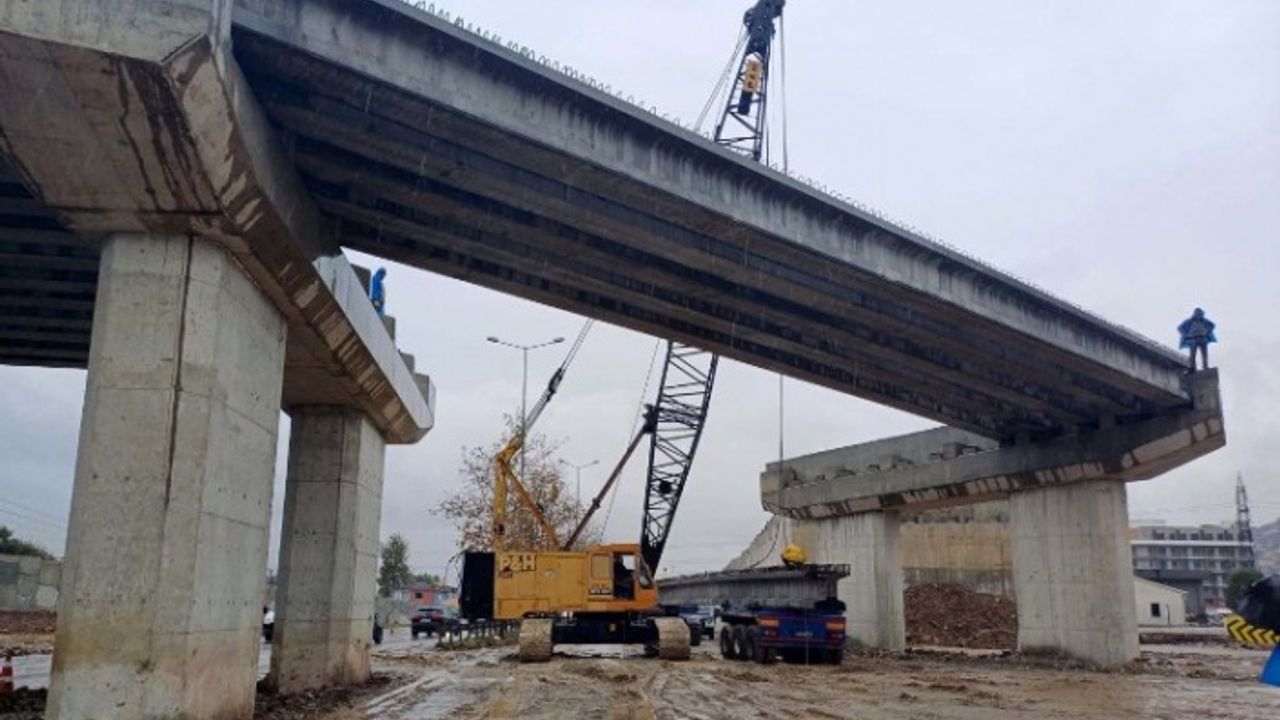 Kocaeli'de Yeşilova-Solaklar Kavşağı’nda ilerleme yüzde 60
