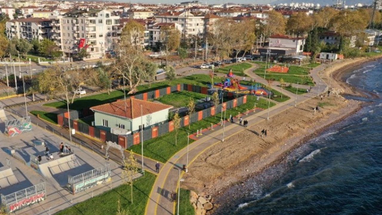 Kocaeli'nin Yarımca sahil parkı çok güzel oldu