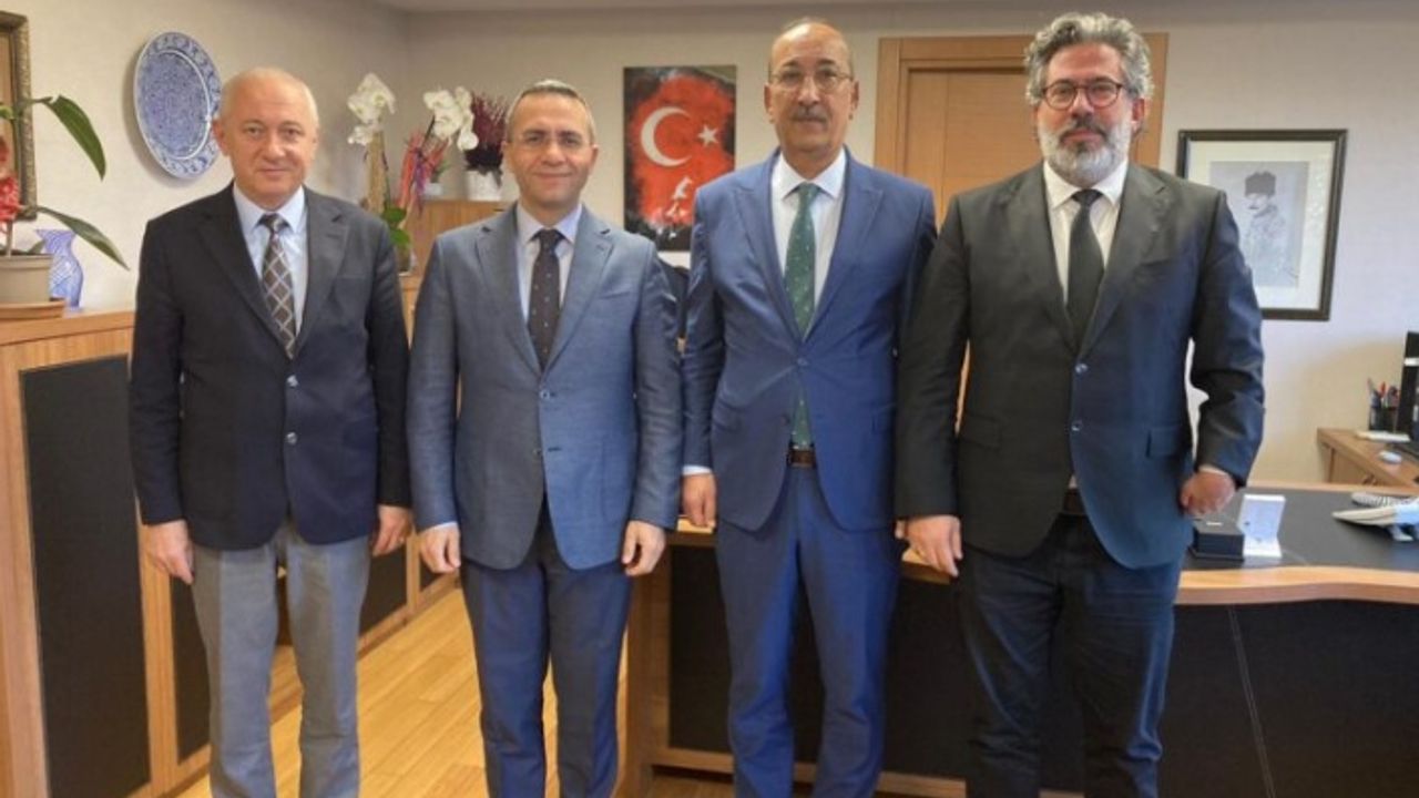 Engin Şimşek'ten TÜBİTAK Genel sekreteri Murat Adıyaman'a ziyaret