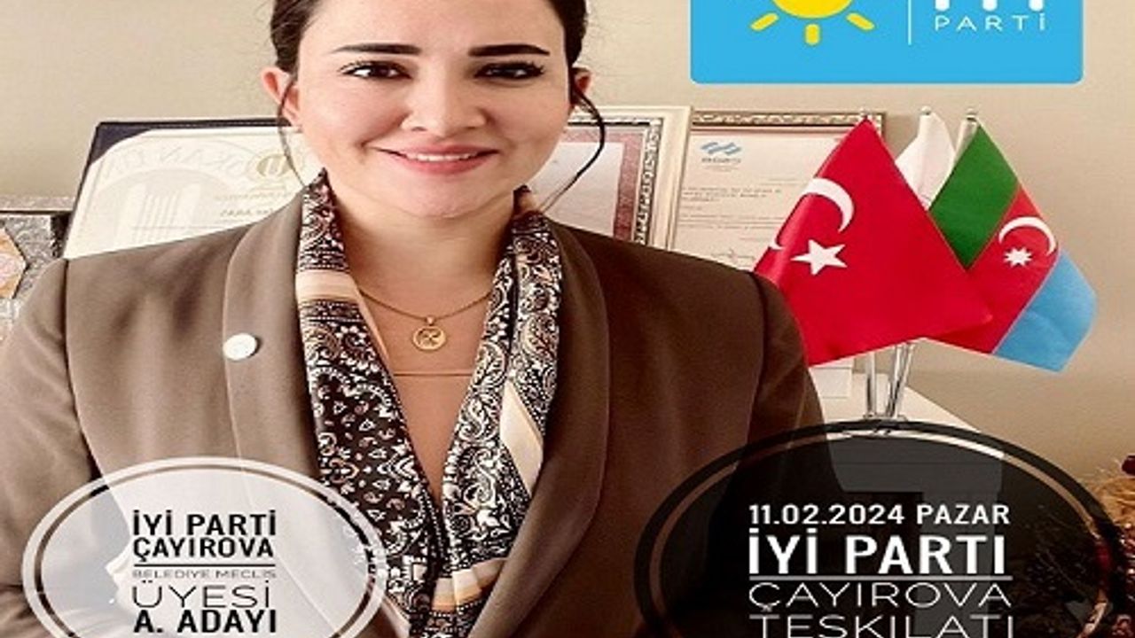 İYİ Partili Kader Aras, Belediye meclis üyeliği için başvuru yapıyor