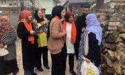 AK Parti Mardinli kadınlar tam kadro sahada