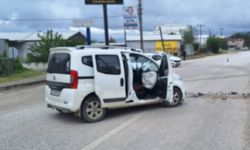 Düzce'de kaza 2 yaralı 