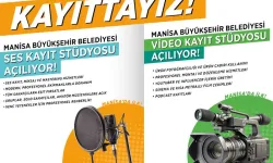 Manisa'dan ücretsiz video ve ses kayıt stüdyosu desteği