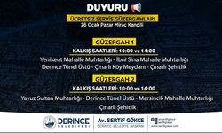 Derince'de Mezarlık ziyaretleri İçin ücretsiz servis