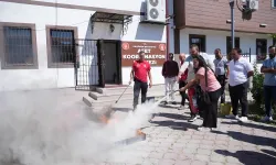 Keçiören personeline yangınla mücadele eğitimi
