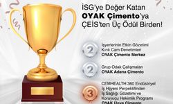 İSG’ye değer katan OYAK Çimento’ya ÇEİS’ten üç ödül birden