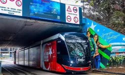 Kartepe demir ağlarla örülüyor... Kartepe tramvayı için ilk kepçe vuruldu