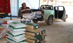 Kocaeli Büyükşehir'den yangın mağduru üreticilere destek