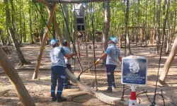 Kocaeli Ormanya'da oyun gruplarına periyodik bakım