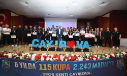 Çayırova'da 2025'te 354 madalya 14 kupa