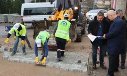 Gebze'de üstyapı çalışmalarını yerinde incelendi