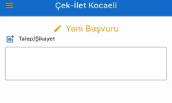 Kocaeli'de 'Çek İlet'e 5 binin üzerinde talep iletildi