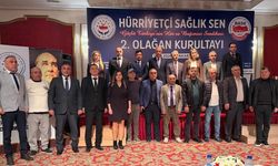 Ömer Çeker, Hürriyetçi Sağlık Sen genel merkezinde