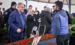 Keçiören'de Başkan Özarslan'dan pazaryeri ziyareti