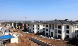 Kocaeli'de Kartepe Kent Konut Evleri'nde kaba inşaat tamamlandı