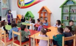 İZGİM Çocuk Kütüphanesi, öğrencileri ağırladı