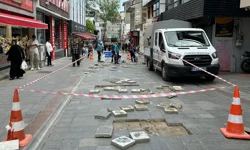Gebze'de Eskiçarşı'da parke yenileme