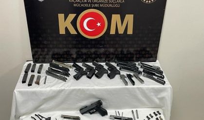 Silah imal ve ticareti yapan 2 şüpheli yakalandı