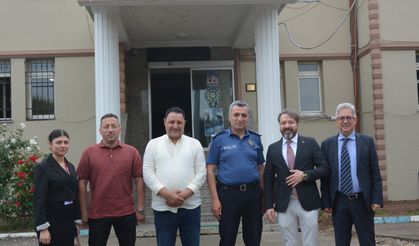 DDC Başkanı Öztürk , Emniyet müdürüne gitti