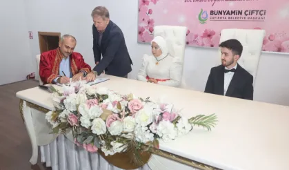 Çayırova'da bin 180 çift dünya evine girdi