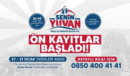 Derince Belediyesi´nin yeni kreşinde ön kayıtlar başladı