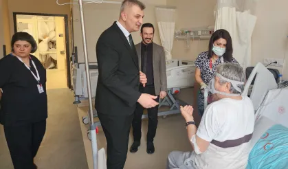 Gölcük Belediye Başkanı Sezer'den 'geçmiş olsun' ziyareti