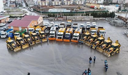 Gebze’de ekipler kar teyakkuzunda