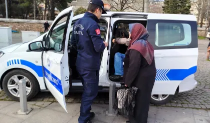 Kocaeli Zabıtası'ndan örnek duyarlılık