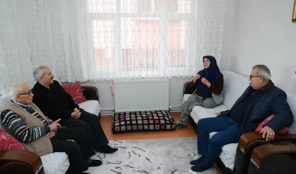 Başkan Büyükgöz'den, 65 yıllık çifte vefa ziyareti