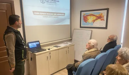 Kocaeli'de 65 yaş üstüne simülasyonlu deprem eğitimi
