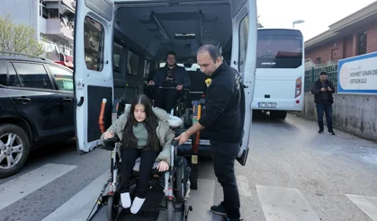 Kocaeli'de 'Engelsiz Taksi' hayallere köprü oldu