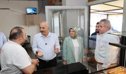 Kocaeli Gebze'de Başkan Büyükgöz esnafla buluştu