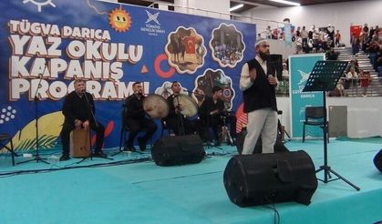 Darıca’daki TÜGVA Yaz okulu, Celal Karatüre’yle final yaptı
